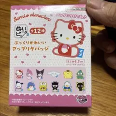 サンリオ ぬいピン ハンギョドン アップリケバッジ