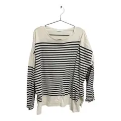 【極美品】Chico/ルーズボーダーアシメロンTのサムネイル