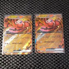 オドリドリex トレーディングカード 2枚セット