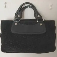 スエード ハンドバッグ