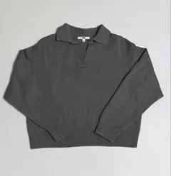 UNIQLO スムースコットンリラックスポロセーター