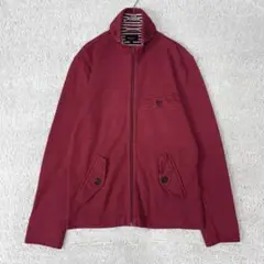 メイルアンドコー　タカキュー　スタンドカラー ジャケット　フルジップ　赤　L