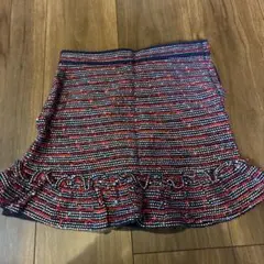 Janie and Jack スカート 赤と青のストライプ サイズ8