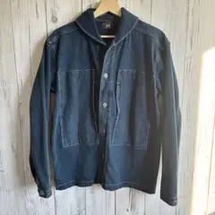 【超美品/早い者勝ち】RRL US NAVY ショールカラー　カバーオール 40's US.NAVY ショールカラーデニムカバーオール 