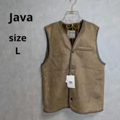 ジャバコラボ 2WAY リバーシブル ファー × スエードベスト【タグ付未使用】