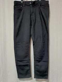 UNIQLOブラックデニムパンツ スリムフィット