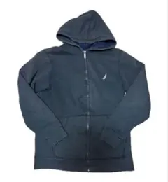 NAUTICA ジップアップパーカー ネイビー XL