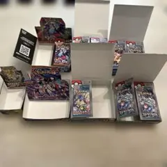 ポケモンカード　空箱　７種類＋１のサムネイル