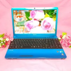 Windows11/新品SSD240GB&8GB/ブルー色/SONY/新品マウス - メルカリ