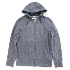 【HILFIGER DENIM】フルジップ パーカーネイビー sizeL