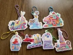 ディズニーデザイン アクリルキーホルダー 7個セット