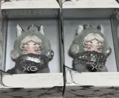 SKULLPANDA プラッシュドールペンダント 2個セット　ノベルティ付き