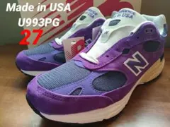 希少✨【公式購入】Made in USA ニューバランス U993PG 27cm