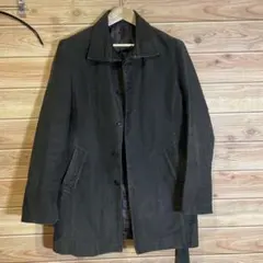 MICHEL KLEIN homme ベルト付コート 48 黒