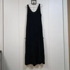 【URBAN NOW】裾刺繍ノースリーブロングワンピ L 約128~130cm