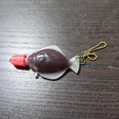 リアルしょうゆさしミニチュアフィギュアキーチェーン魚食べ物ライト不可