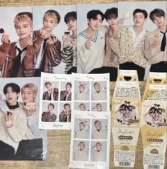 スキズ　ファミリーマートコラボ　クリアファイル　シール