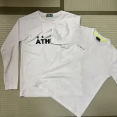 ATHLETA ホワイト 長袖 Tシャツ　スパジオ　ホワイト半袖Tシャツ　160