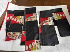 銘仙はぎれ　半幅のもの