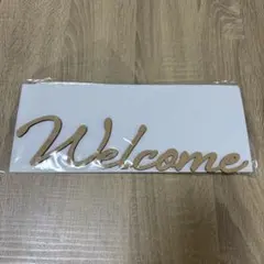 ウェルカムボード 木製文字 Welcome 装飾