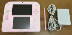 ニンテンドー2DS ピンク／充電器・タッチペン付