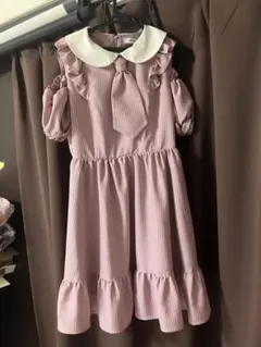 ピンクミニワンピースL