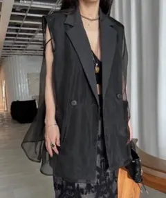 2025年最新】Ameri VINTAGE カラー：ブラック系 ベスト・ジレの人気