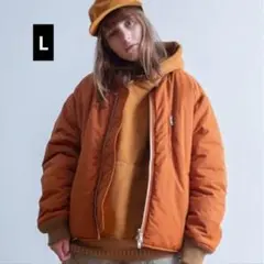 【ユニバーサルスタイルウェア】ノーカラーバズーカジャケットオレンジ ユニセックス