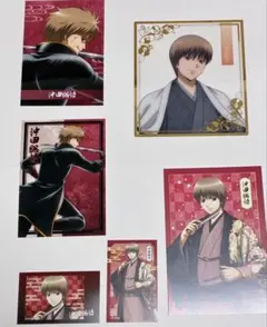 銀魂 ブロマイド ファミマプリント 20周年 沖田総悟 坂田銀時 土方十四