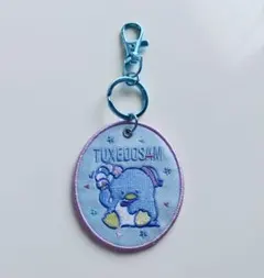 サンリオキャラクターズ　刺繍ワッペンキーホルダー　タキシードサム
