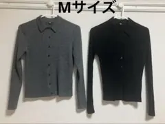 UNIQLO　メリノリブポロカーディガン　Mサイズ