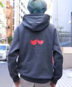 美品✨ XLARGE パーカー L グレー ビンテージ加工 フーディー メンズ