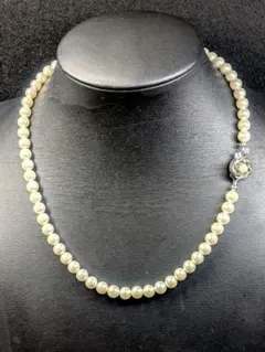 6.5mm玉 パール ネックレス フォーマル 46㎝ #1455-3