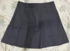GU プリーツスコート ミニスカート グレー