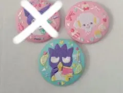 刺繍缶バッジ　こぎみゅん　バッドばつ丸　(バラ売り可能)