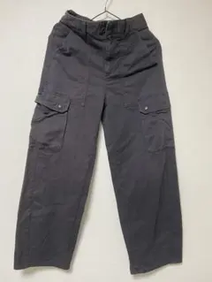 GU ダークグレー カーゴパンツ