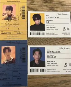 MILESixTONES Best Tracks 田中樹　髙地優吾　IDカード