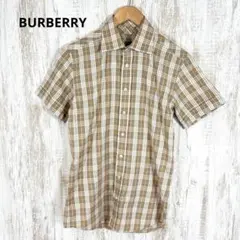 BURBERRY バーバリーロンドン スリムフィット ノバチェック 半袖 シャツ