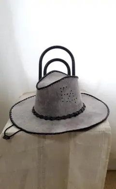 カウボーイハット ウエスタンハット テンガロンハット(本革レザー)3