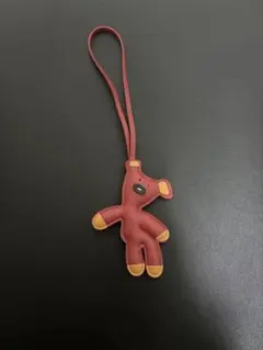 クマ型赤チャーム 約10cm