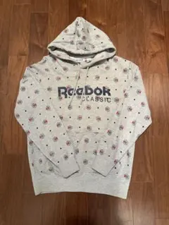 【レア】Reebok CLASSIC スタークレスト 総柄 パーカー ビンテージ