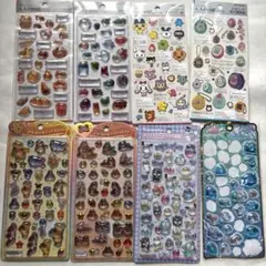 正規品ボンボンドロップシールはぴだんぶい　うるちゅる　大人の図鑑たまごっち　7種