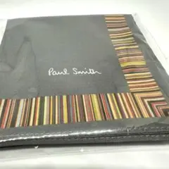 Paul Smith ハンカチ グレー ストライプ