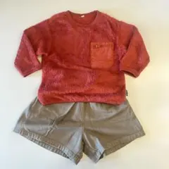 ユニクロ　フリースプルオーバー　& アーバンリサーチドアーズ　キュロット　セット