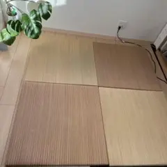 中古 置き畳 4枚セット 82cm×82cm ユニット畳 縁なし 厚み25mm