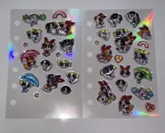パワパフガールズ　プチドロップステッカー