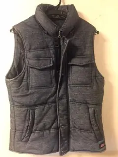 ディッキーズ　ダウンベスト　ネイビー