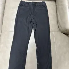 UNIQLO ブラック ロングパンツ 160 ヒートテックズボン