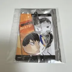 ハイキュー　缶バッジ&特製ホルダー　影山飛雄