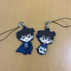 名探偵コナン　工藤新一　 ラバーストラップ 2個セット